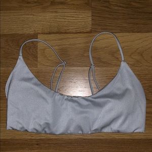 Pac Sun L.A. Hearts Bikini Top Large